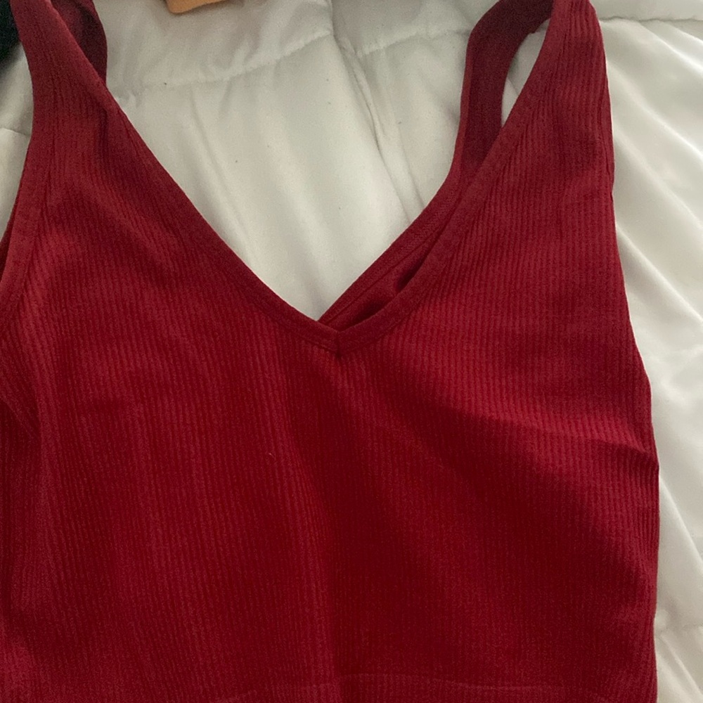 Cropped tank.